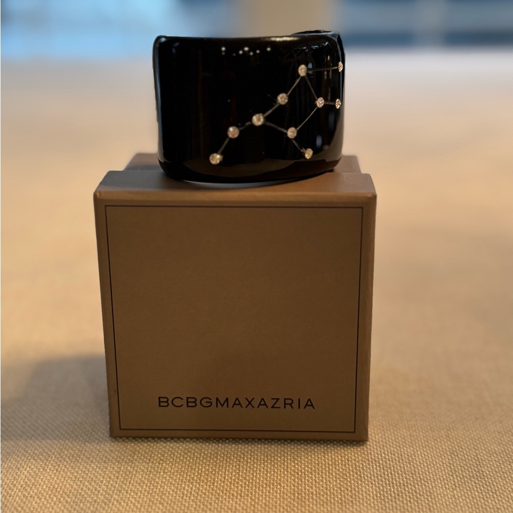 BCBGMaxAzria Black Virgo Constellation Cuff